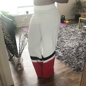 Wide leg pants by boohoo